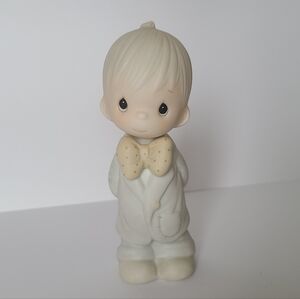 Vintage Precious Moments Groom Wedding E-2837 Collectible Porcelain Figurine